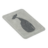 Nautical Gray Whale Magnet (Rechte Seite)