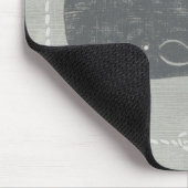 Nautical Gray Whale Mousepad (Ecke)
