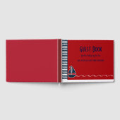 Nautical Guest Book Hütte am Meer Gästebuch (Voll)