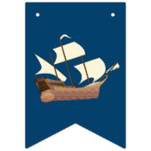 Nautical Happy Birthday Wimpelkette (Erste Fahne)