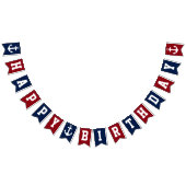 Nautical Happy Birthday Wimpelkette (Alle)