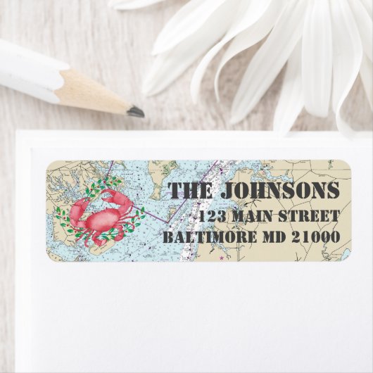 Nautical Happy Holidays aus Baltimore (Insitu)