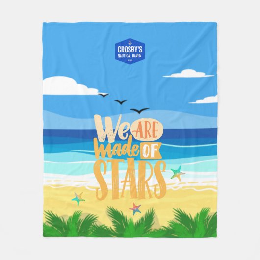 Nautical Haven Fleece Blanket (Vorderseite)