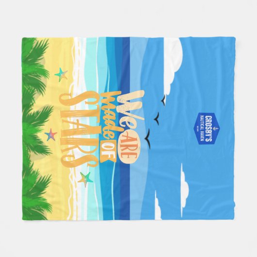 Nautical Haven Fleece Blanket (Vorderseite (Horizontal))