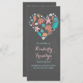 Nautical Heart Beach Hochzeitsprogramme Programm (Vorne/Hinten)