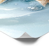 Nautical Helm Coastal Wall Art Print | Wall Poster (Ecke)