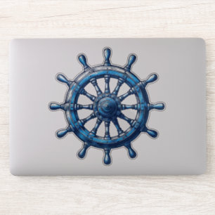 Nautical Helm / Wheel Custom-Cut Vinyl Sticker