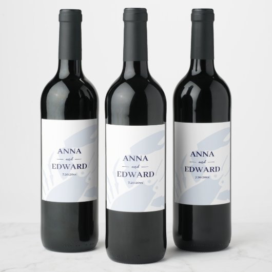 Nautical Hummer Wedding Wine Labels Weinetikett (Flaschen)