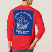 Nautical Inspirational Quote Tee (Rückseite)