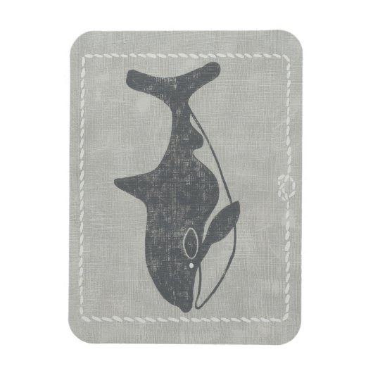 Nautical Killer Whale Magnet (Vertikal)