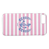 Nautical, Laurel Wreath, Anchor iPhone 7 Fall Case-Mate iPhone Hülle (Rückseite (Horizontal))