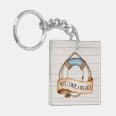 Nautical Life Buoy Schlüsselanhänger (Vorderseite links)