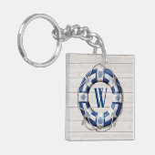 Nautical Life Buoy Version 2 Schlüsselanhänger (Vorderseite links)