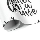 Nautical Life ist besser auf einem Kreuzfahrtthema Geschenkpapier (Rolleneckpunkt)