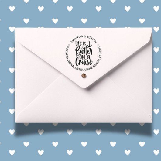 Nautical Life ist besser auf einem Kreuzfahrtthema Permastempel