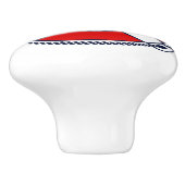 Nautical Lifesaver Lifebuoy Keramik Möbelknopf Keramikknauf (Seitenansicht)