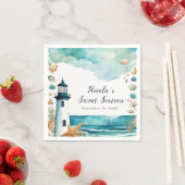 Nautical Lighthouse 16 . Geburtstag Geburtstag Serviette (Beispiel)
