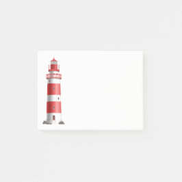 Nautical Lighthouse Beach Ocean Sailor Post-it Klebezettel