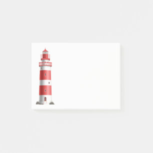 Nautical Lighthouse Beach Ocean Sailor Post-it Klebezettel