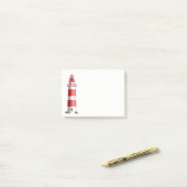 Nautical Lighthouse Beach Ocean Sailor Post-it Klebezettel (Auf Schreibtisch)