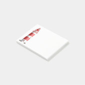 Nautical Lighthouse Beach Ocean Sailor Post-it Klebezettel (angewinkelt)