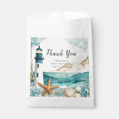 Nautical Lighthouse Birthday Geschenktütchen (Vorderseite)