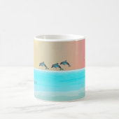 Nautical Lighthouse Custom Tasse with Delphins (Mittel)