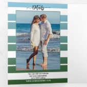 Nautical Lighthouse Hochzeit Dreifachfalten Einlad Dreifach Gefaltete Einladung (Innen Erste Seite)