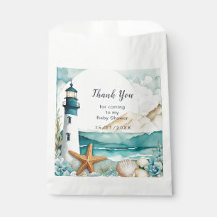 Nautical Lighthouse Kinderdusche Geschenktütchen