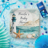 Nautical Lighthouse Kinderdusche Pappteller (Party)