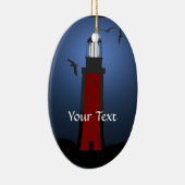 Nautical Lighthouse Oval Ornament (Rechts)