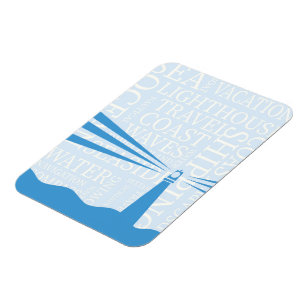 Nautical Lighthouse Poster Magnet