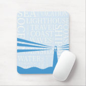 Nautical Lighthouse Poster Mousepad (Mit Mouse)