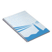 Nautical Lighthouse Poster Notizblock (Rechte Seite)
