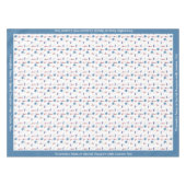 Nautical Lighthouse Sailboat Ocean Personalisiert Tischdecke (Vorderseite (Horizontal))