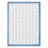 Nautical Lighthouse Sailboat Ocean Personalisiert Tischdecke (Vorderseite)