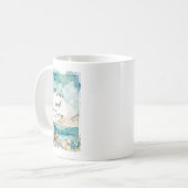 Nautical Lighthouse Wedding Kaffeetasse (Vorderseite Links)