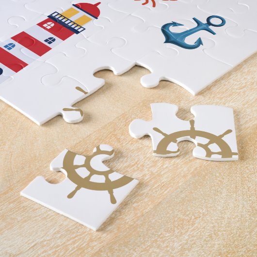 Nautical Lighthouses Ocean Themed Puzzle (Seite)