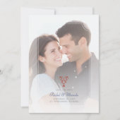Nautical Lobster Foto Hochzeit Sichern Sie das Dat Save The Date (Vorderseite)