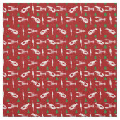 Nautical Lobsters and Buoys Christmas Pattern Stoff (Muster)
