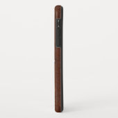 Nautical Mahogany Anchor Steel Case-Mate iPhone Hülle (Hinten/Links)