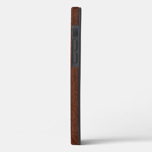 Nautical Mahogany Pirate Skull Steel Case-Mate iPhone Hülle (Rückseite / Links)