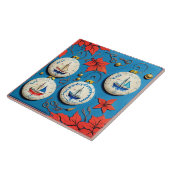 Nautical Marine Life Keramik Art Nr. 11 Fliese (Seite)