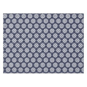Nautical marinebad blau-weiß tischdecke (Vorderseite (Horizontal))
