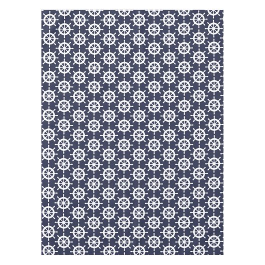Nautical marinebad blau-weiß tischdecke (Vorderseite)