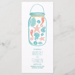 Nautical Mason Jar White Seaside Programmes Programm