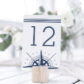 Nautical Modern Table Number Tischnummer