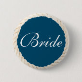 Nautical Navy Beach Brautparty Button - Bridge (Vorderseite)