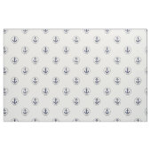 Nautical Navy blauer Anker/Blauer Seemannsknom Stoff (Fat Quarter (45,7 x 55,9 cm))