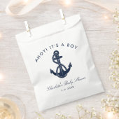Nautical Navy Blue Anchor Boy Baby Shooter Geschenktütchen (Ausgeschnitten)